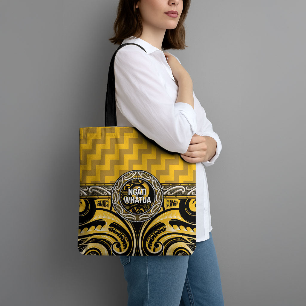 Aotearoa Ngati Whatua Tote Bag Maori Iwi Poutama Puhoro Tattoo