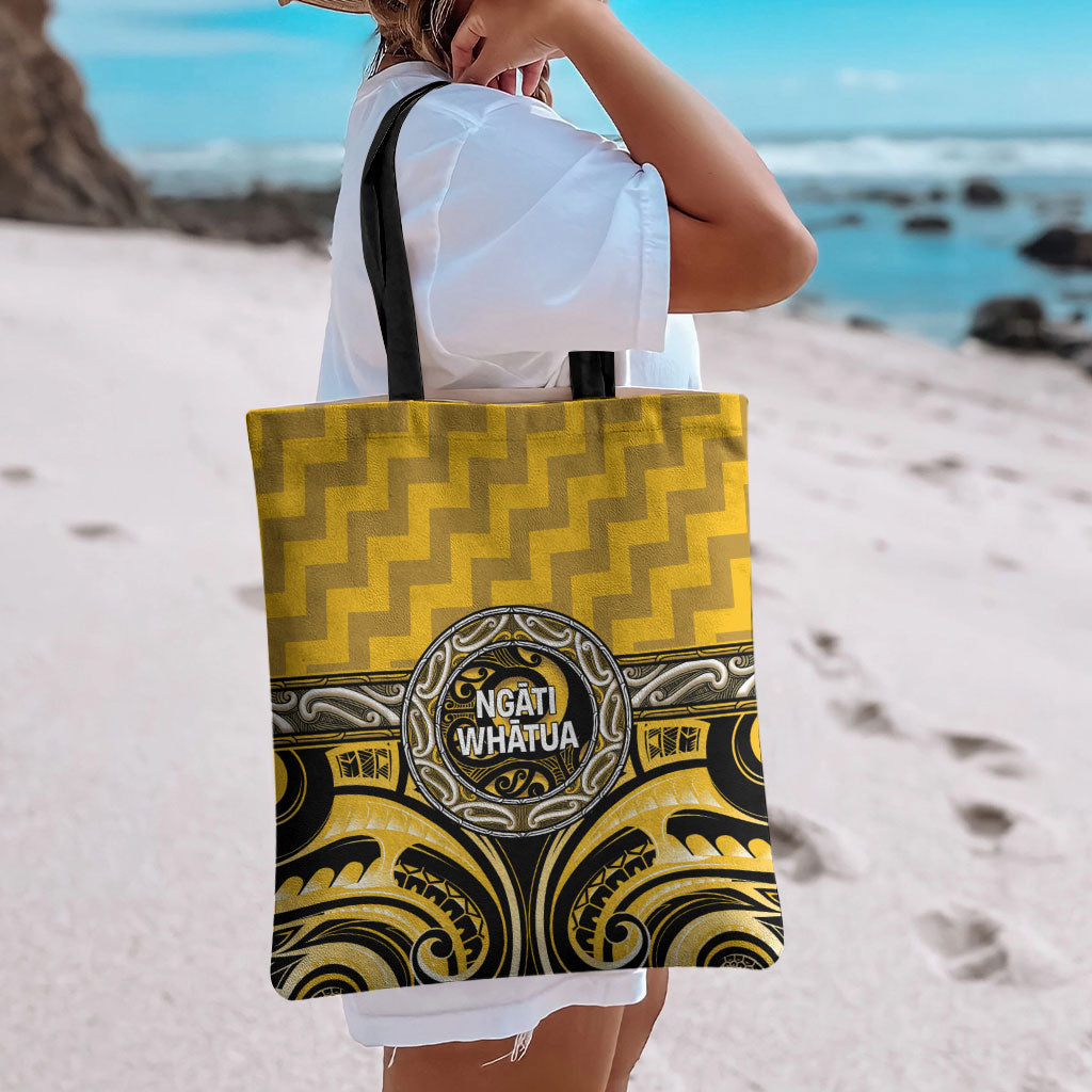 Aotearoa Ngati Whatua Tote Bag Maori Iwi Poutama Puhoro Tattoo