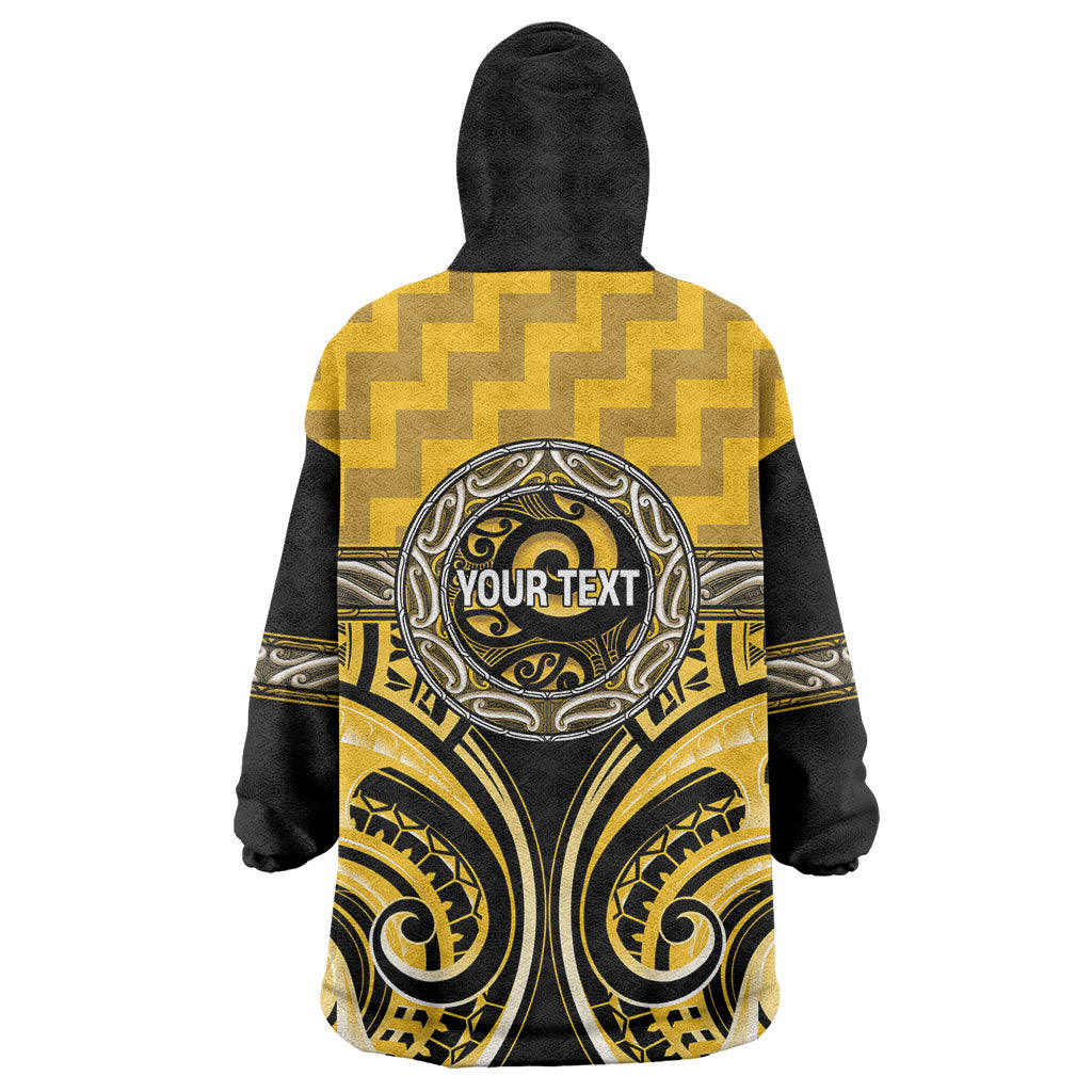Aotearoa Ngati Whatua Personalised Wearable Blanket Hoodie Maori Iwi Poutama Puhoro Tattoo