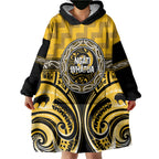 Aotearoa Ngati Whatua Personalised Wearable Blanket Hoodie Maori Iwi Poutama Puhoro Tattoo