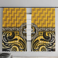 Aotearoa Ngati Whatua Window Curtain Maori Iwi Poutama Puhoro Tattoo