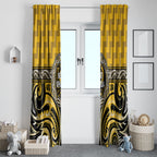 Aotearoa Ngati Whatua Window Curtain Maori Iwi Poutama Puhoro Tattoo