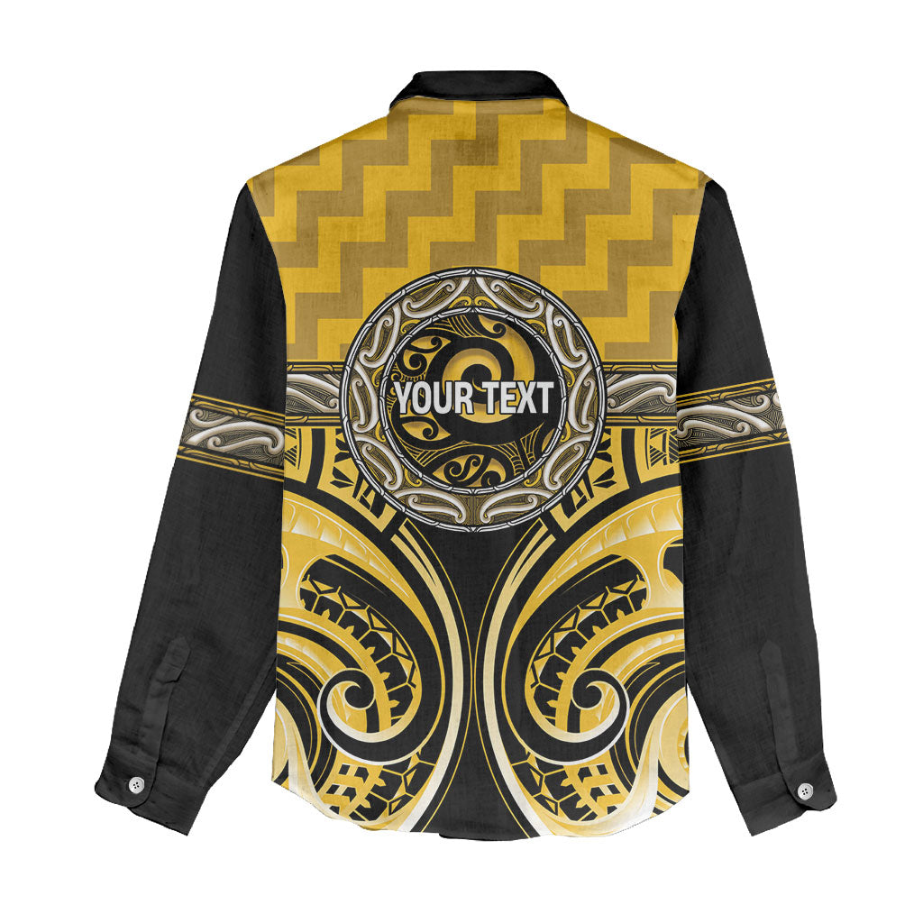 Aotearoa Ngati Whatua Personalised Women Casual Shirt Maori Iwi Poutama Puhoro Tattoo