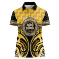 Aotearoa Ngati Whatua Personalised Women Polo Shirt Maori Iwi Poutama Puhoro Tattoo