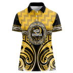 Aotearoa Ngati Whatua Personalised Women Polo Shirt Maori Iwi Poutama Puhoro Tattoo
