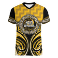 Aotearoa Ngati Whatua Personalised Women V-Neck T-Shirt Maori Iwi Poutama Puhoro Tattoo