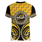 Aotearoa Ngati Whatua Personalised Women V-Neck T-Shirt Maori Iwi Poutama Puhoro Tattoo