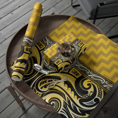Aotearoa Ngati Whatua Wrapping Paper Maori Iwi Poutama Puhoro Tattoo