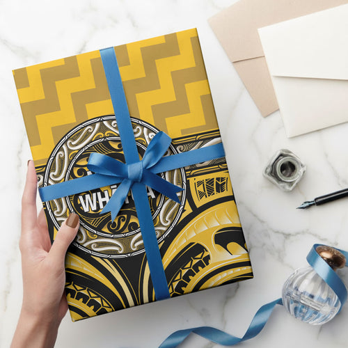 Aotearoa Ngati Whatua Wrapping Paper Maori Iwi Poutama Puhoro Tattoo