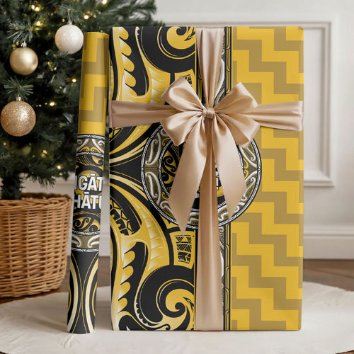 Aotearoa Ngati Whatua Wrapping Paper Maori Iwi Poutama Puhoro Tattoo