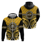 Aotearoa Ngati Whatua Personalised Zip Hoodie Maori Iwi Poutama Puhoro Tattoo