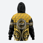 Aotearoa Ngati Whatua Personalised Zip Hoodie Maori Iwi Poutama Puhoro Tattoo