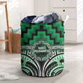 Aotearoa Ngati Maniapoto Laundry Basket Maori Iwi Poutama Puhoro Tattoo