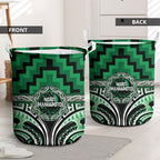 Aotearoa Ngati Maniapoto Laundry Basket Maori Iwi Poutama Puhoro Tattoo