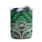 Aotearoa Ngati Maniapoto Laundry Basket Maori Iwi Poutama Puhoro Tattoo