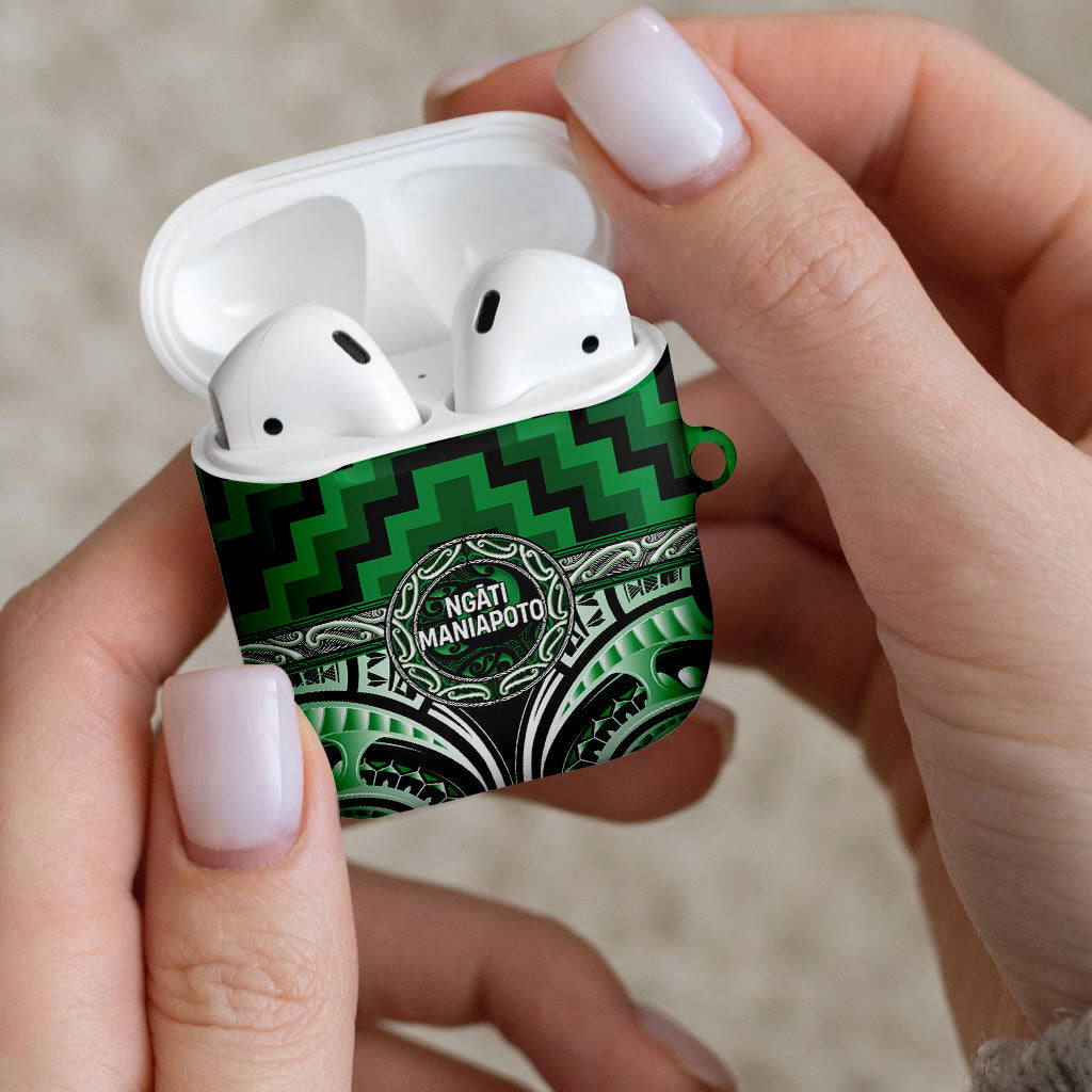 Aotearoa Ngati Maniapoto AirPods Case Maori Iwi Poutama Puhoro Tattoo