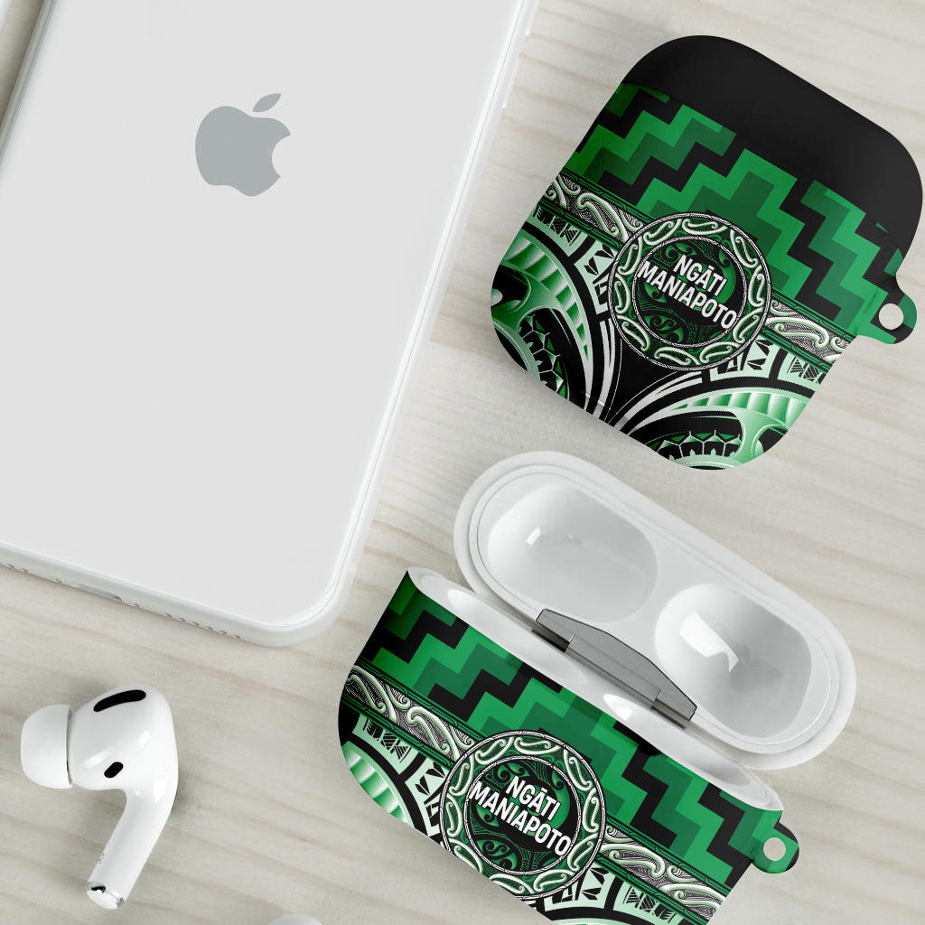 Aotearoa Ngati Maniapoto AirPods Case Maori Iwi Poutama Puhoro Tattoo