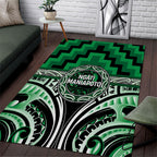 Aotearoa Ngati Maniapoto Area Rug Maori Iwi Poutama Puhoro Tattoo