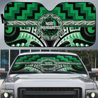 Aotearoa Ngati Maniapoto Auto Sun Shade Maori Iwi Poutama Puhoro Tattoo