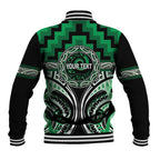 Aotearoa Ngati Maniapoto Personalised Baseball Jacket Maori Iwi Poutama Puhoro Tattoo