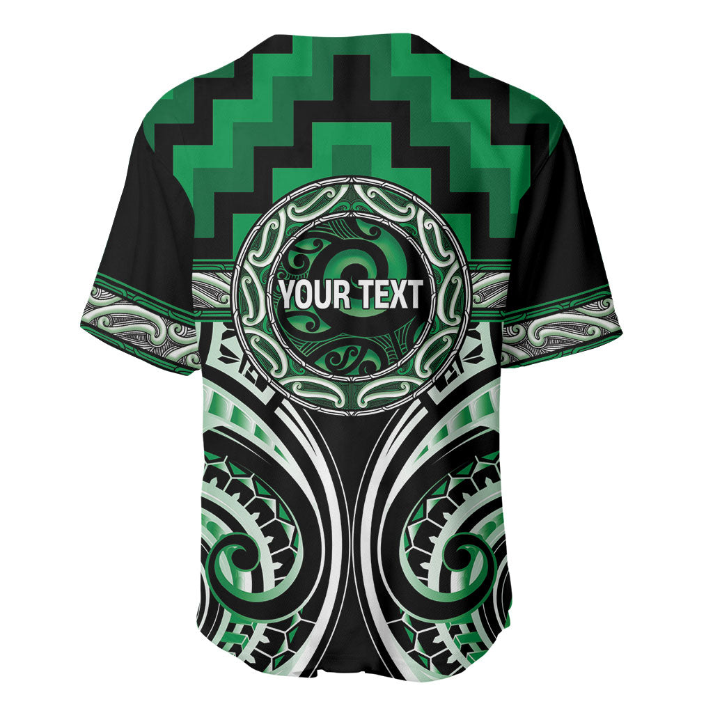 Aotearoa Ngati Maniapoto Personalised Baseball Jersey Maori Iwi Poutama Puhoro Tattoo