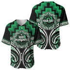 Aotearoa Ngati Maniapoto Personalised Baseball Jersey Maori Iwi Poutama Puhoro Tattoo