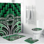 Aotearoa Ngati Maniapoto Bathroom Set Maori Iwi Poutama Puhoro Tattoo