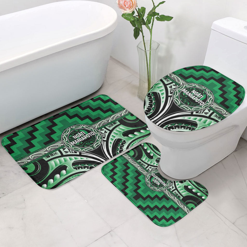 Aotearoa Ngati Maniapoto Bathroom Set Maori Iwi Poutama Puhoro Tattoo
