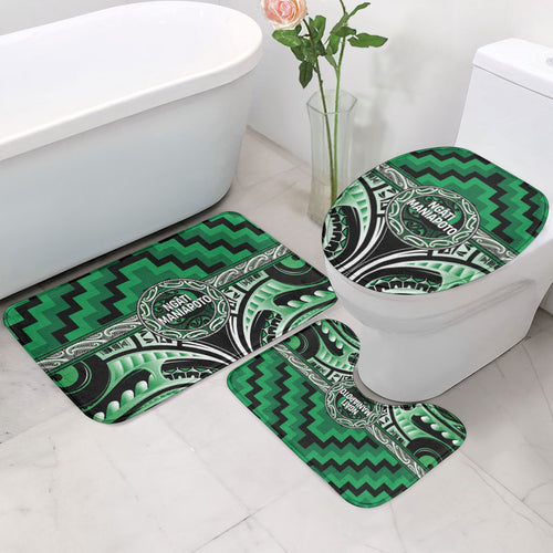 Aotearoa Ngati Maniapoto Bathroom Set Maori Iwi Poutama Puhoro Tattoo