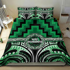 Aotearoa Ngati Maniapoto Bedding Set Maori Iwi Poutama Puhoro Tattoo