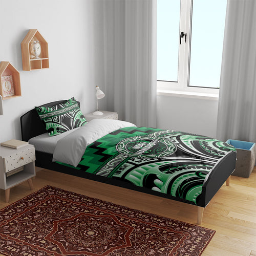 Aotearoa Ngati Maniapoto Bedding Set Maori Iwi Poutama Puhoro Tattoo