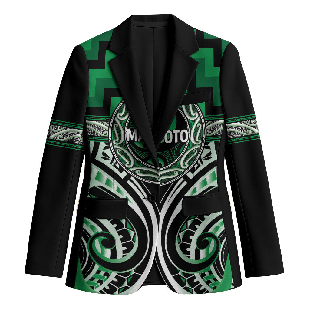 Aotearoa Ngati Maniapoto Personalised Blazer Maori Iwi Poutama Puhoro Tattoo