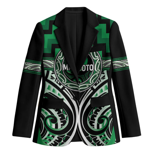 Aotearoa Ngati Maniapoto Personalised Blazer Maori Iwi Poutama Puhoro Tattoo