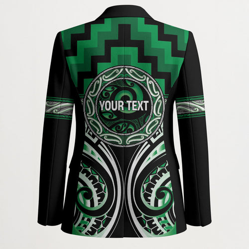 Aotearoa Ngati Maniapoto Personalised Blazer Maori Iwi Poutama Puhoro Tattoo