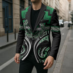Aotearoa Ngati Maniapoto Personalised Blazer Maori Iwi Poutama Puhoro Tattoo