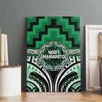 Aotearoa Ngati Maniapoto Canvas Wall Art Maori Iwi Poutama Puhoro Tattoo