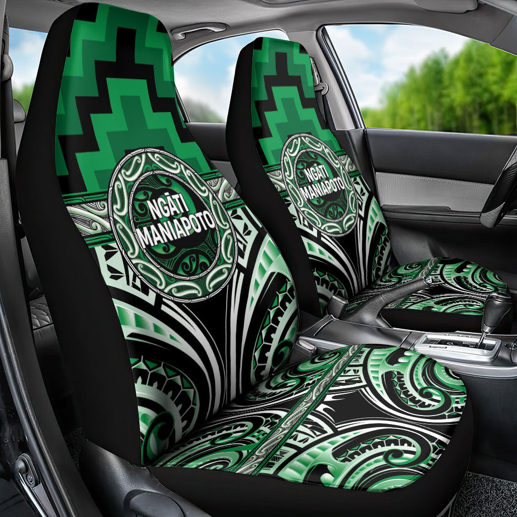 Aotearoa Ngati Maniapoto Car Seat Cover Maori Iwi Poutama Puhoro Tattoo