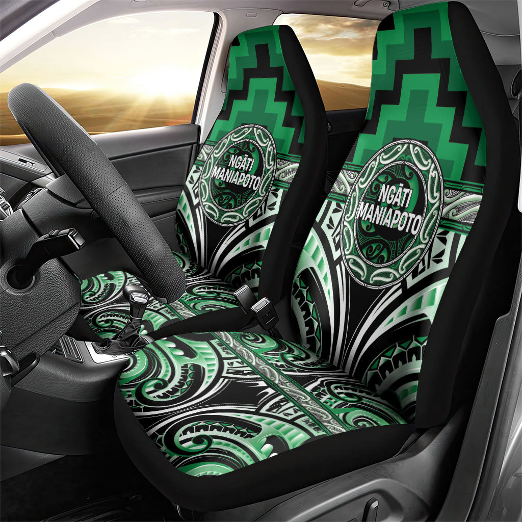 Aotearoa Ngati Maniapoto Car Seat Cover Maori Iwi Poutama Puhoro Tattoo
