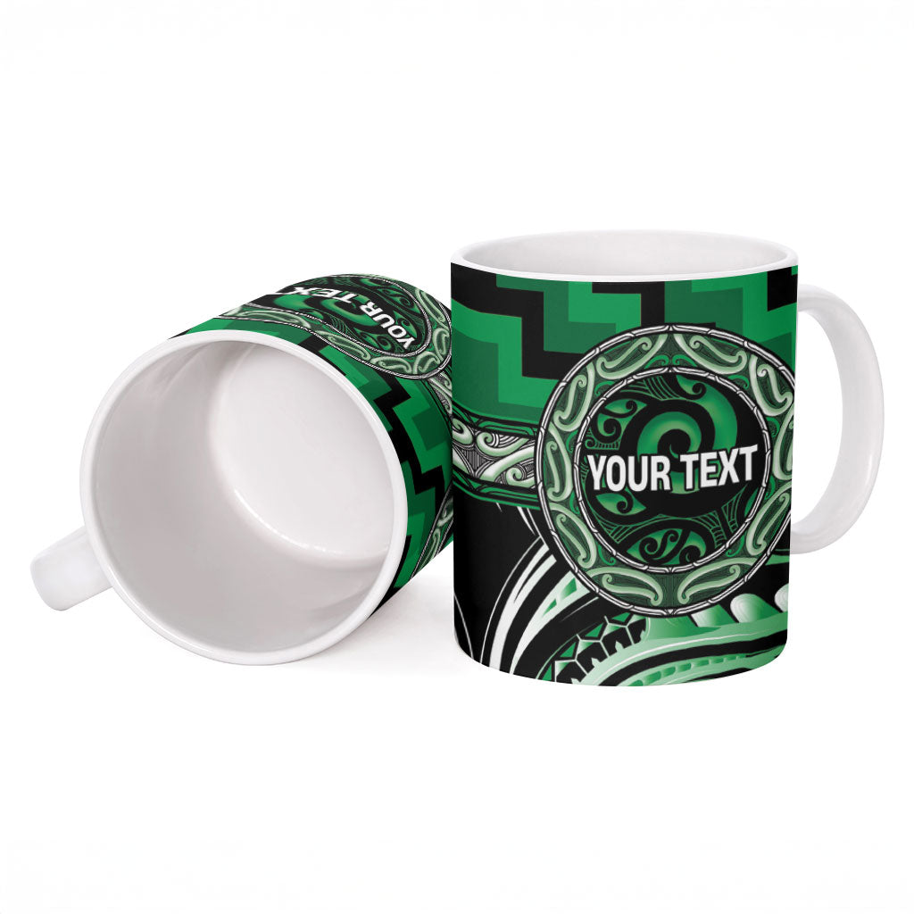 Aotearoa Ngati Maniapoto Personalised Ceramic Mug Maori Iwi Poutama Puhoro Tattoo