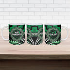 Aotearoa Ngati Maniapoto Personalised Ceramic Mug Maori Iwi Poutama Puhoro Tattoo