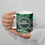 Aotearoa Ngati Maniapoto Personalised Ceramic Mug Maori Iwi Poutama Puhoro Tattoo