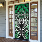 Aotearoa Ngati Maniapoto Personalised Door Cover Maori Iwi Poutama Puhoro Tattoo