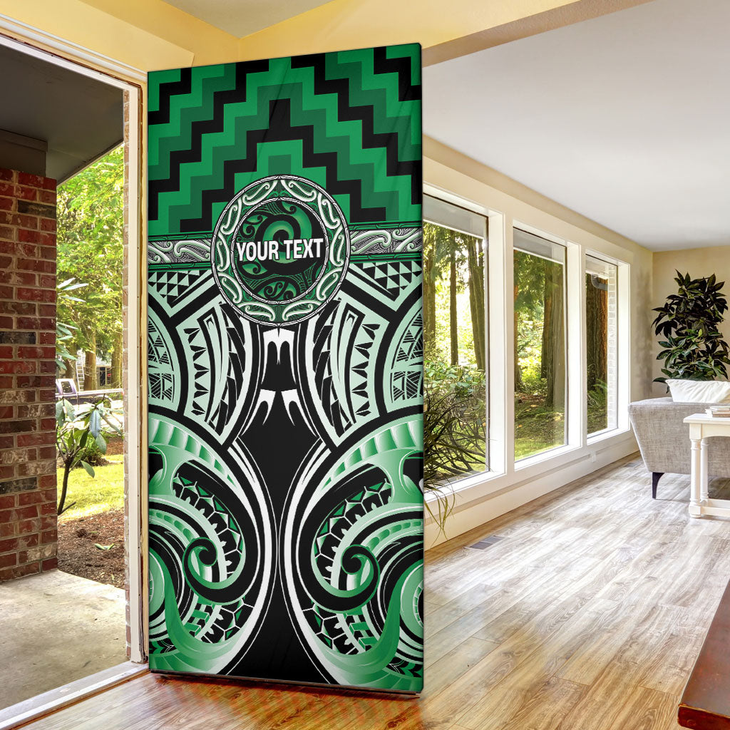 Aotearoa Ngati Maniapoto Personalised Door Cover Maori Iwi Poutama Puhoro Tattoo