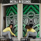 Aotearoa Ngati Maniapoto Personalised Door Cover Maori Iwi Poutama Puhoro Tattoo
