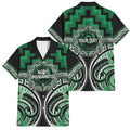 Aotearoa Ngati Maniapoto Personalised Family Matching Long Sleeve Bodycon Dress and Hawaiian Shirt Maori Iwi Poutama Puhoro Tattoo
