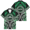 Aotearoa Ngati Maniapoto Personalised Family Matching Summer Maxi Dress and Hawaiian Shirt Maori Iwi Poutama Puhoro Tattoo