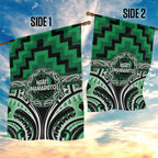 Aotearoa Ngati Maniapoto Garden Flag Maori Iwi Poutama Puhoro Tattoo