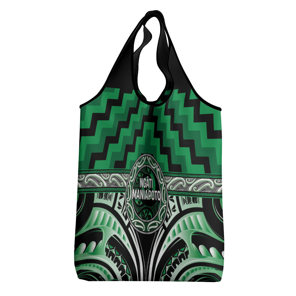 Aotearoa Ngati Maniapoto Grocery Bag Maori Iwi Poutama Puhoro Tattoo