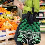 Aotearoa Ngati Maniapoto Grocery Bag Maori Iwi Poutama Puhoro Tattoo