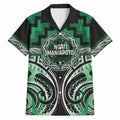 Aotearoa Ngati Maniapoto Personalised Hawaiian Shirt Maori Iwi Poutama Puhoro Tattoo